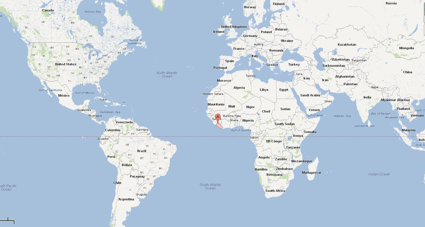 Liberia Map Map Of Liberia World 